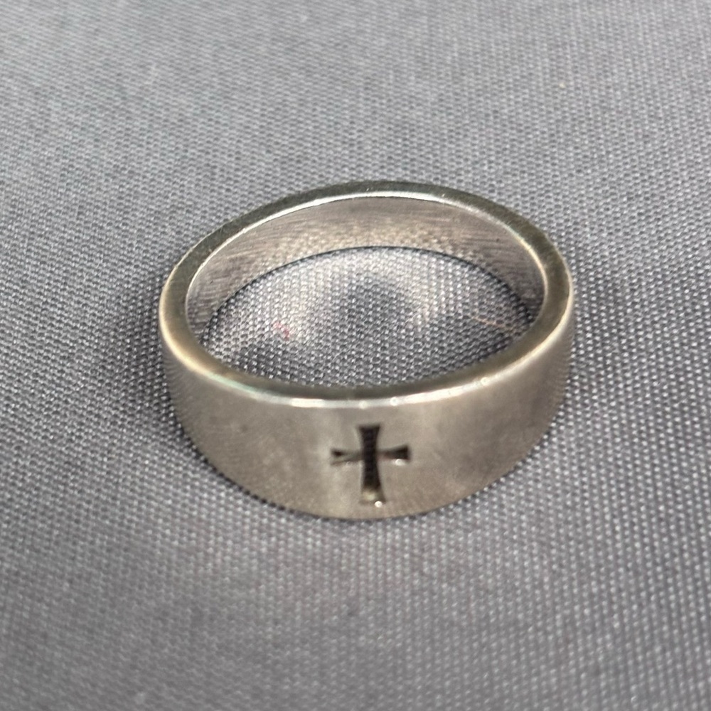 James Avery Vintage Sterling Silver Crosslet Ring Size 10